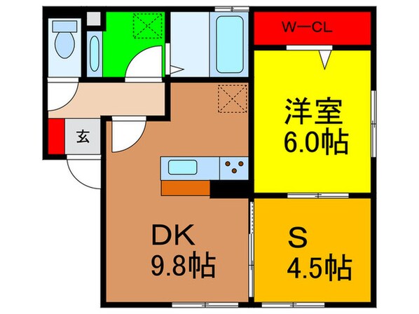 エスポワール・光の物件間取画像